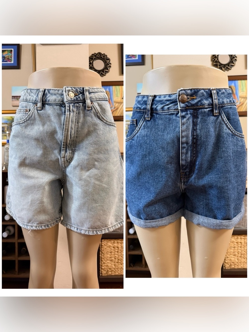 Two-Pair Denim Shorts Bundle - One Price for Both